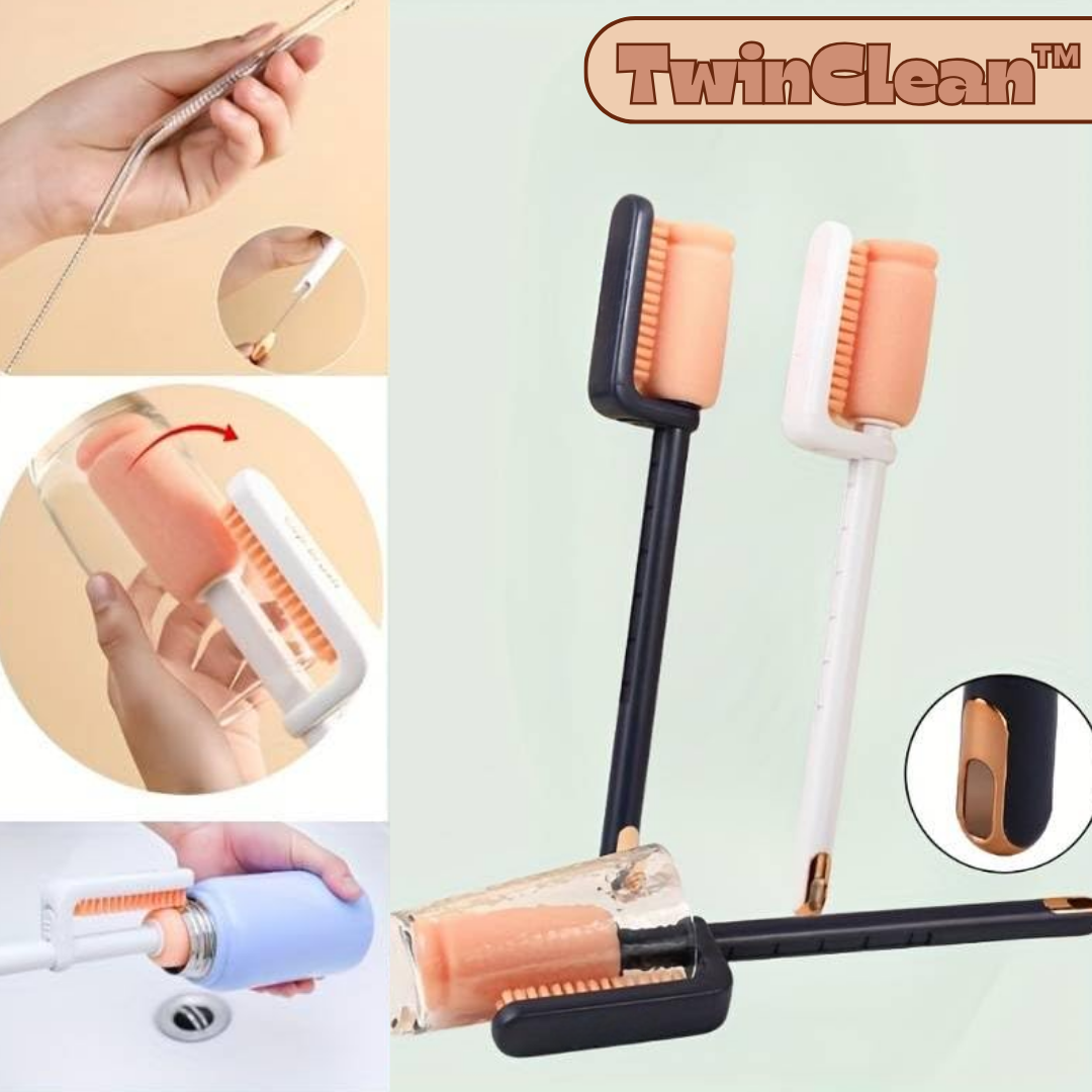 TwinClean™ | 3-in-1 Flaschenbürste