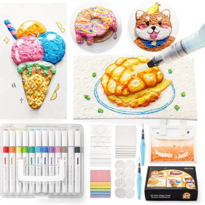 ArtFoam™ | 3D Schaumkunst Set — verleiht flachen Designs auffällige Tiefe und Farbe