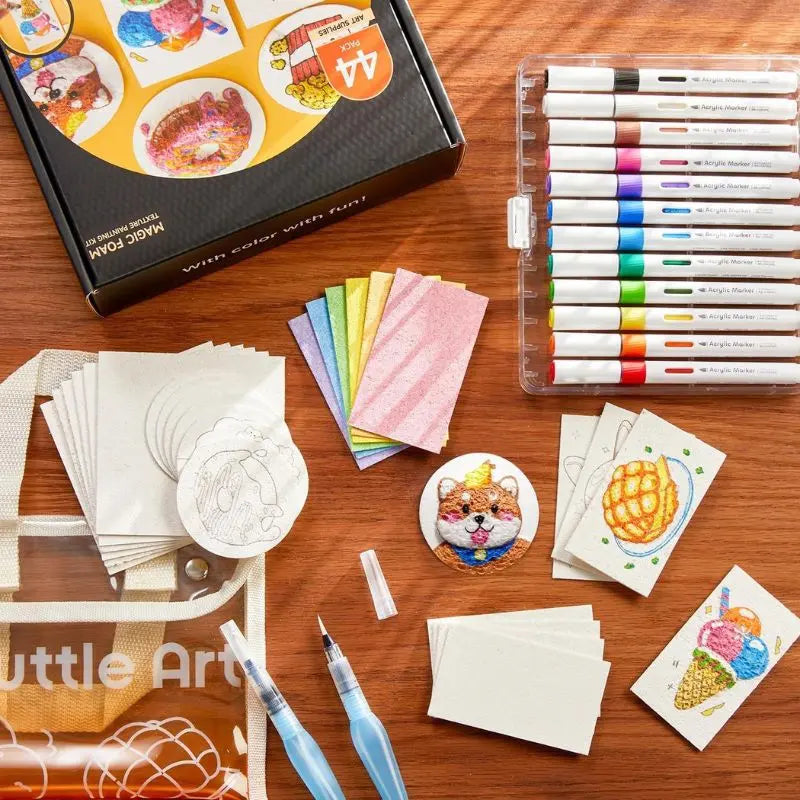 ArtFoam™ | 3D Schaumkunst Set — verleiht flachen Designs auffällige Tiefe und Farbe