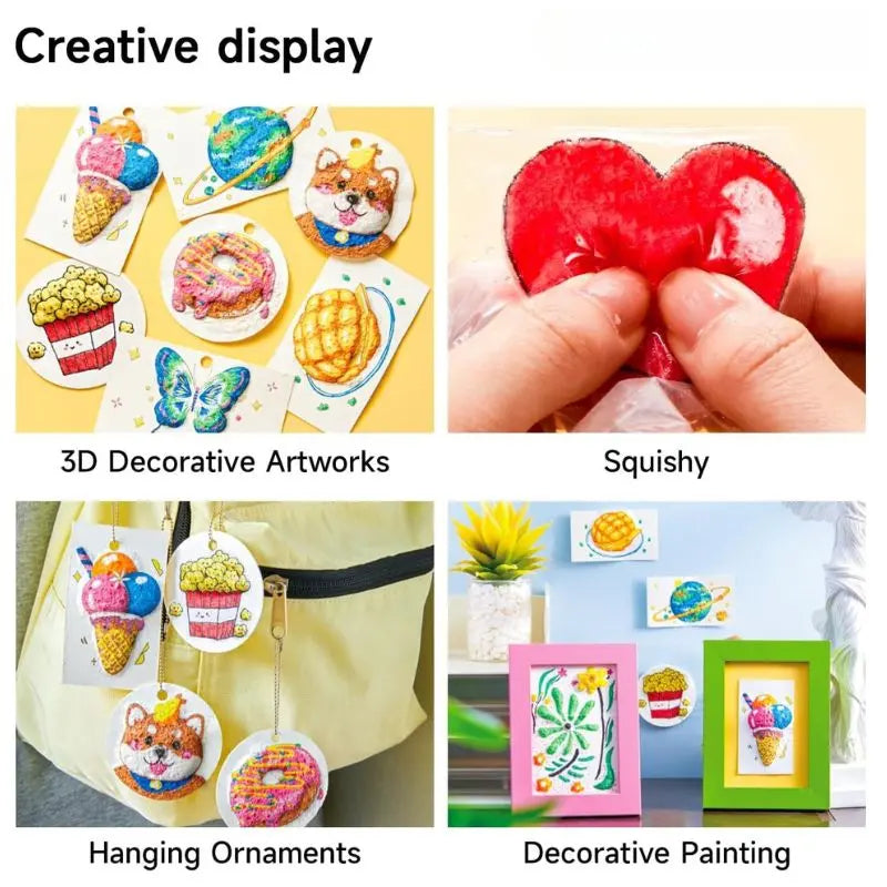 ArtFoam™ | 3D Schaumkunst Set — verleiht flachen Designs auffällige Tiefe und Farbe