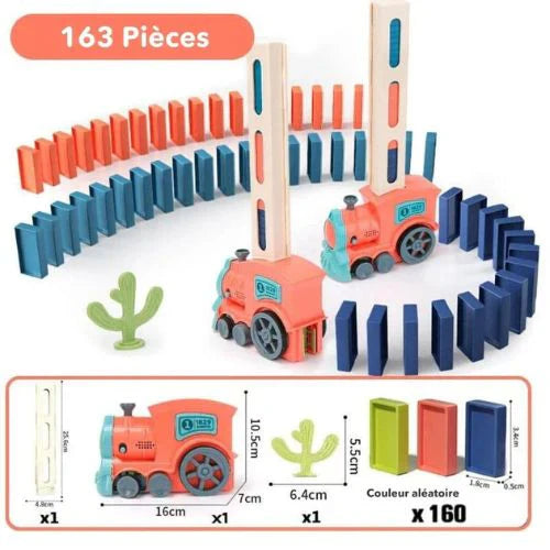 50 % Rabatt | Domino Train™ | Automatischer Domino-Zug für endlosen Spielspaß