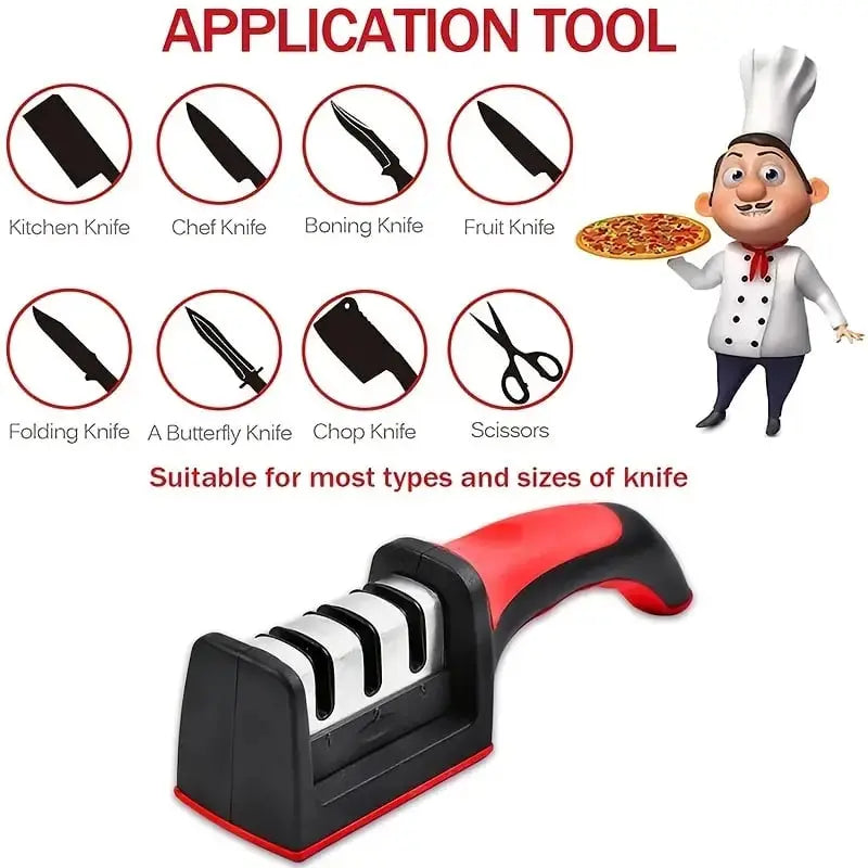 EdgeMaster™ | 4-Stufen Messerschärfer — Für mühelos scharfe Messer