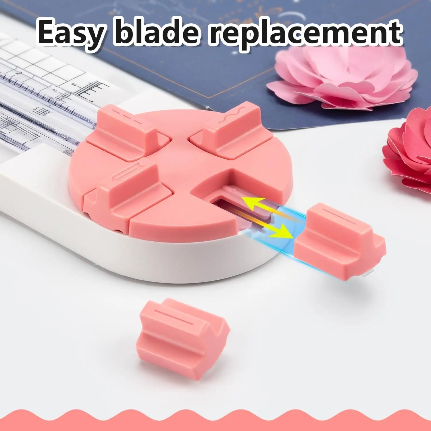 CutCraft™ | 4-in-1-Papierschneider – für Karten, Scrapbooking und kreative Deko