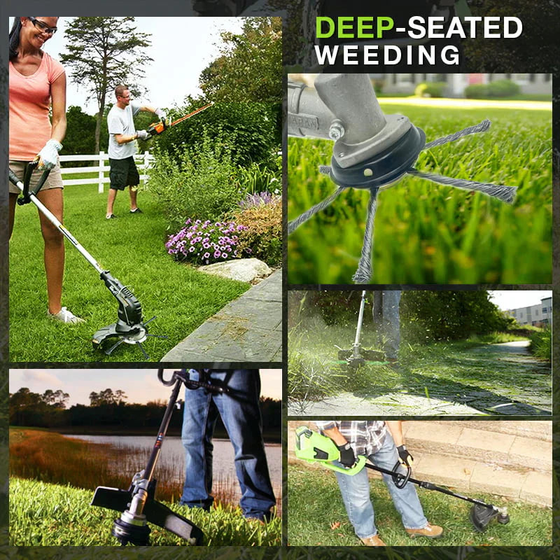WeedRipper Pro™ | Grasschneidekopf aus Stahldraht