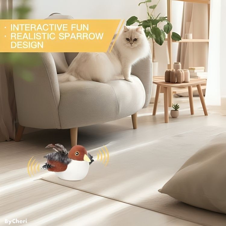 1+1 GRATIS | FuzzyTweet™ | Interaktives Katzenspielzeug