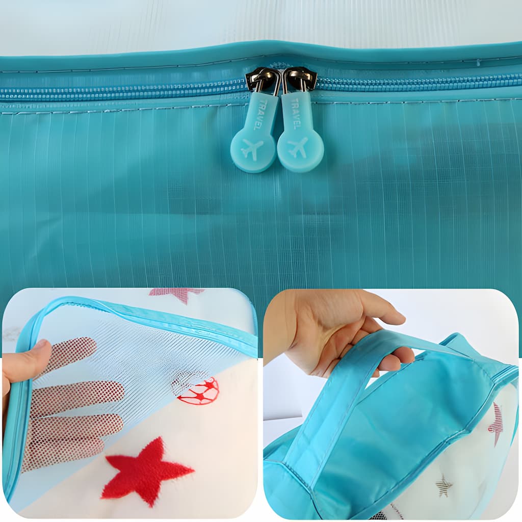 TravelOrganizer | 6-teiliges Packsystem für müheloses Reisen