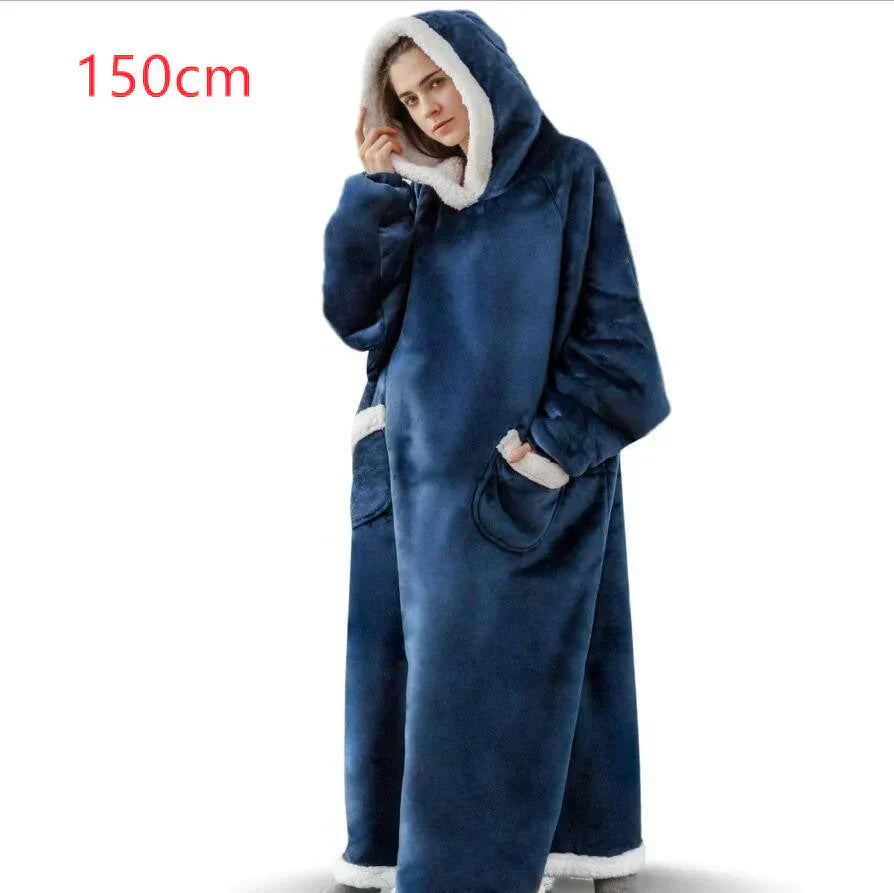 50% Rabatt | ComfyBlanket™ | Ultrawarmer Sherpa-Fleece-Hoodie für maximale Gemütlichkeit