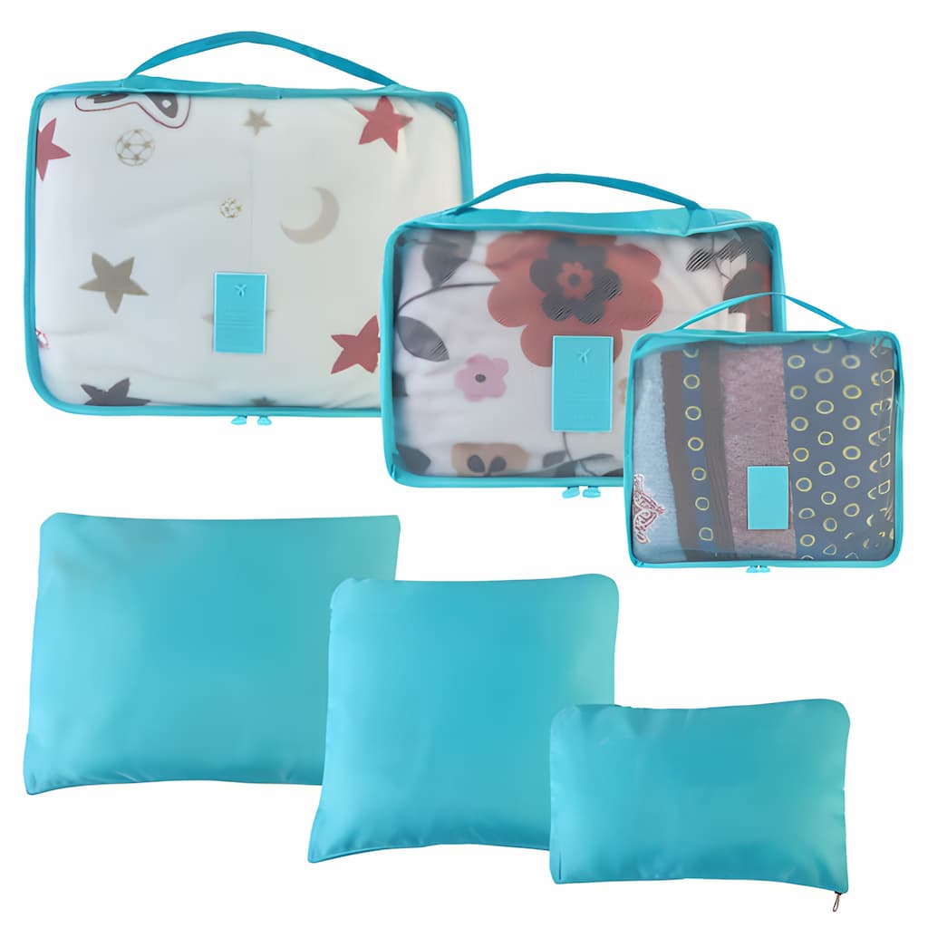 TravelOrganizer | 6-teiliges Packsystem für müheloses Reisen