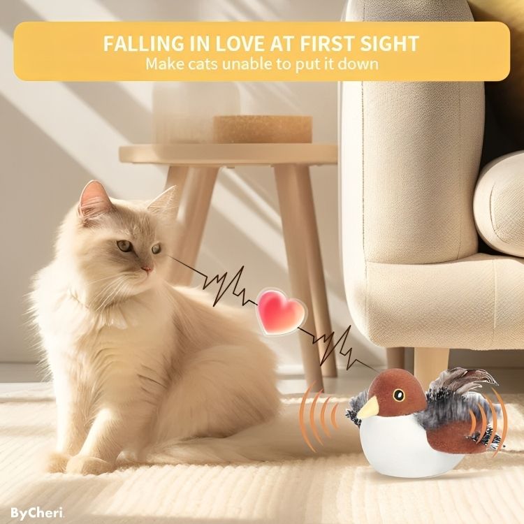 1+1 GRATIS | FuzzyTweet™ | Interaktives Katzenspielzeug
