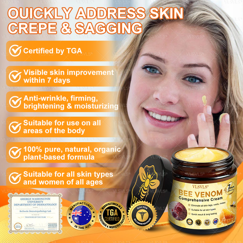 1+1 Gratis | AntiAge™ | Straffende Anti-Aging-Creme mit Bienengift-Peptiden