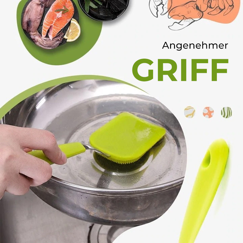 1+1 GRATIS | SwiftScrub™ | Aufhängbare Reinigungsbürste aus Silikon