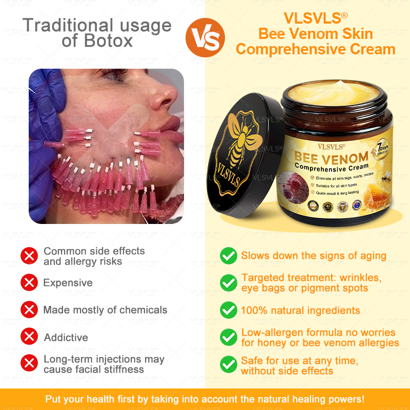 1+1 Gratis | AntiAge™ | Straffende Anti-Aging-Creme mit Bienengift-Peptiden