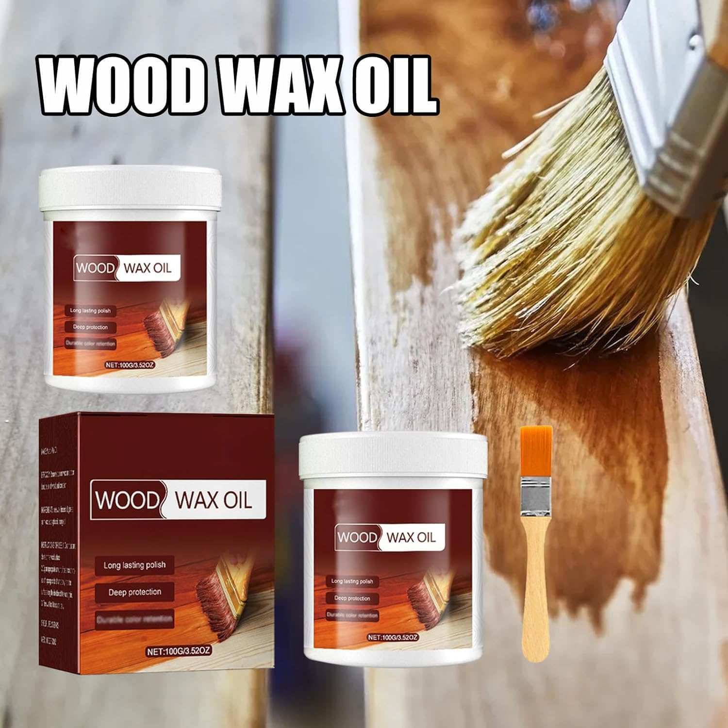 1+1 GRATIS | Wood Wax Oil™ | Schützen Sie Ihr Holz mit strahlender, lang anhaltender Schönheit