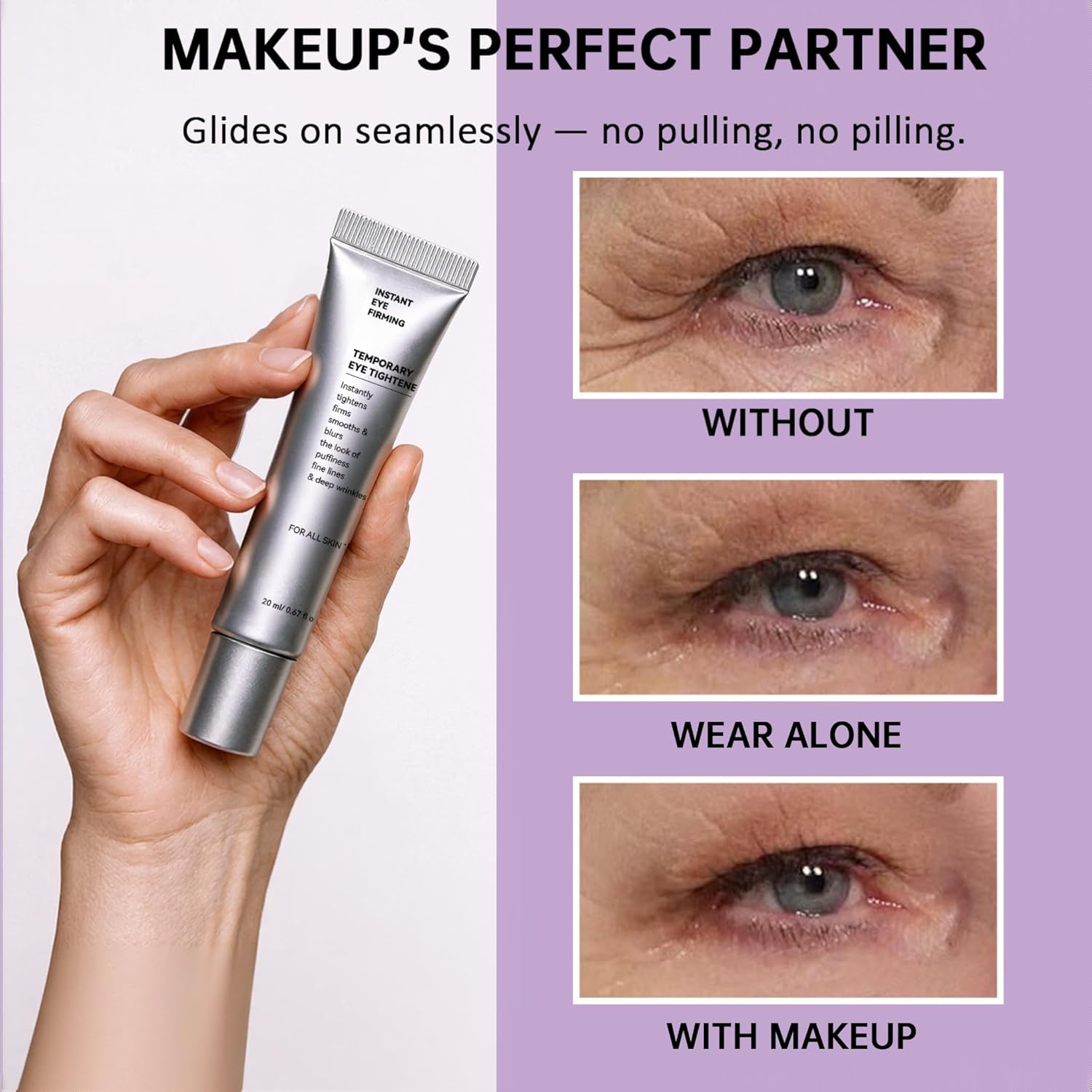 Instant Lift Eye Cream™ | Straffende Anti-Aging Augencreme gegen Falten, Tränensäcke & dunkle Augenringe
