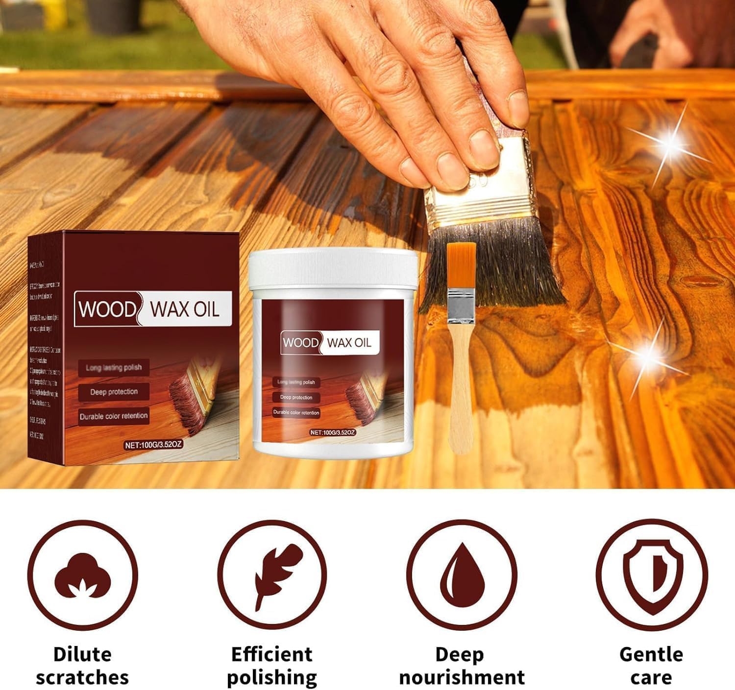 1+1 GRATIS | Wood Wax Oil™ | Schützen Sie Ihr Holz mit strahlender, lang anhaltender Schönheit