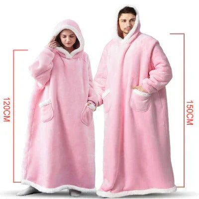 50% Rabatt | ComfyBlanket™ | Ultrawarmer Sherpa-Fleece-Hoodie für maximale Gemütlichkeit