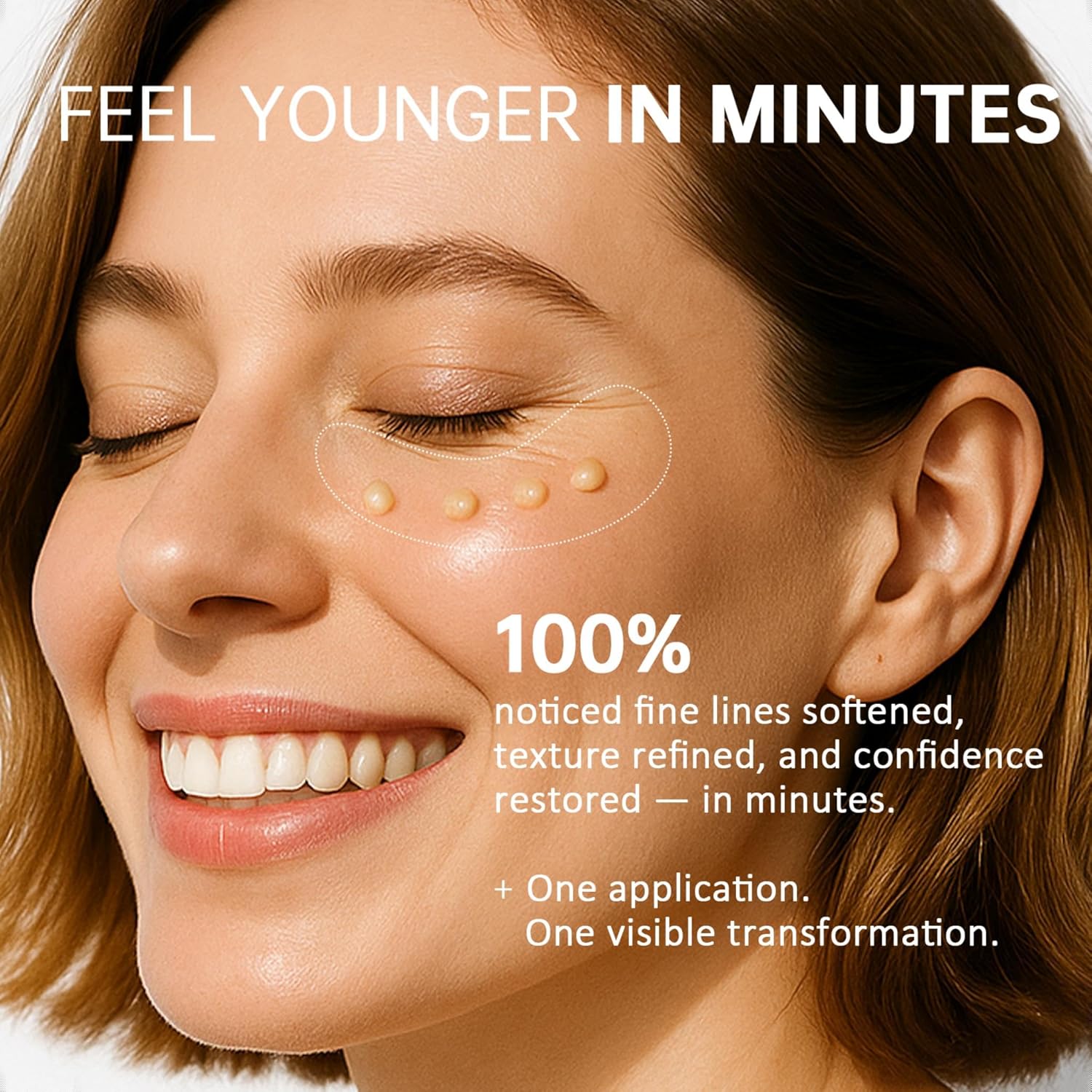 Instant Lift Eye Cream™ | Straffende Anti-Aging Augencreme gegen Falten, Tränensäcke & dunkle Augenringe