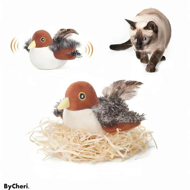 1+1 GRATIS | FuzzyTweet™ | Interaktives Katzenspielzeug
