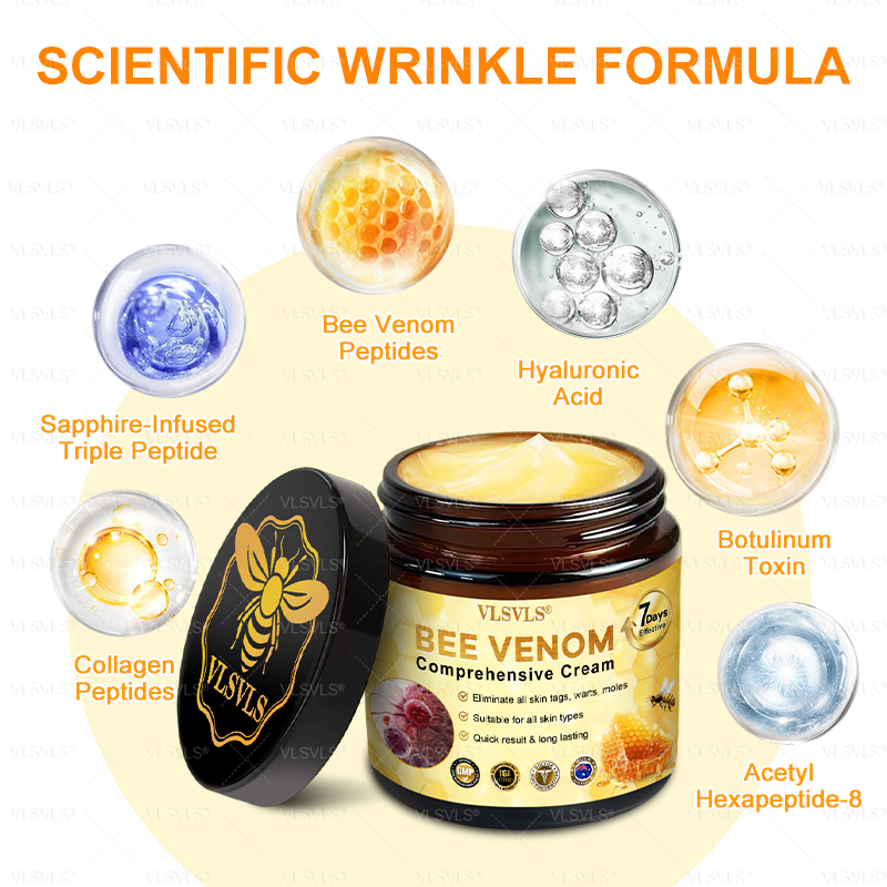 1+1 Gratis | AntiAge™ | Straffende Anti-Aging-Creme mit Bienengift-Peptiden
