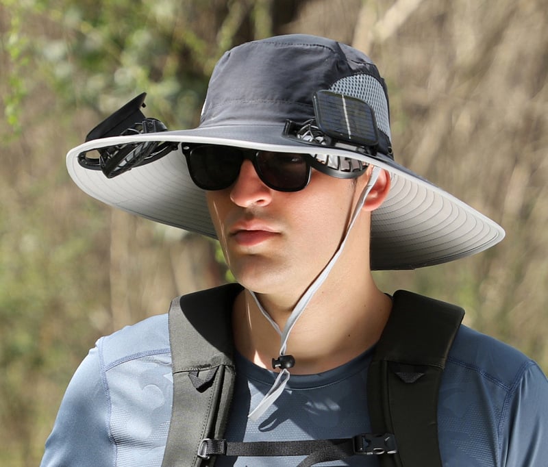 AirShade | Solarbetriebene Kühlmütze für Komfort im Freien