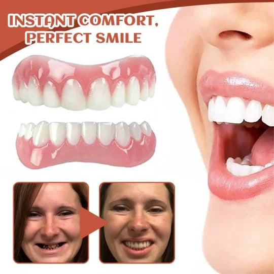 ComfortCush™ | Genießen Sie jeden Bissen mit schmerzfreien, perfekt sitzenden Zahnprothesen