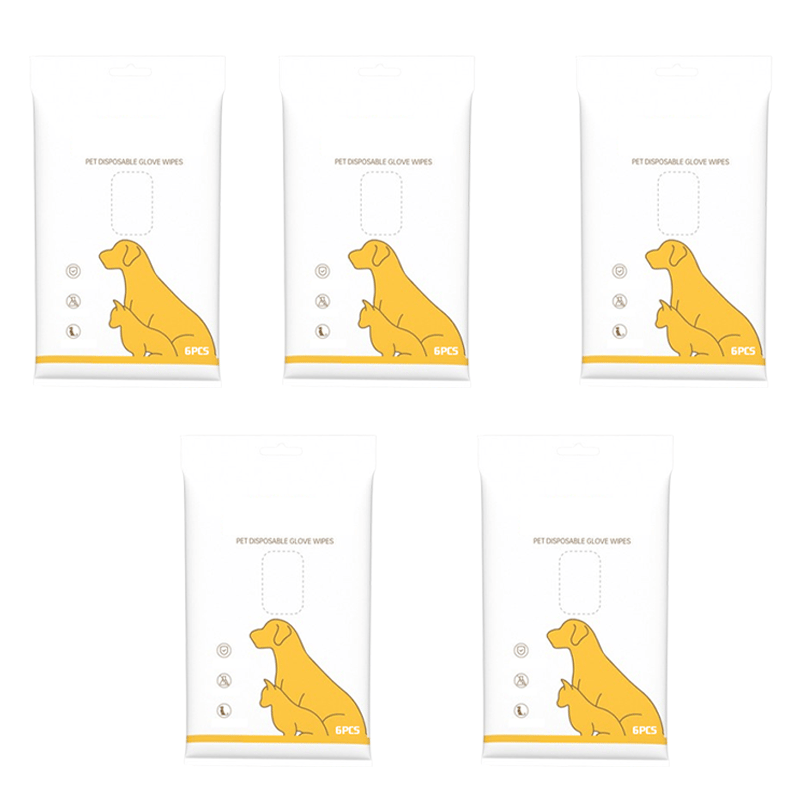 1+1 GRATIS | PawsFresh™ | Desodorierende Handtücher für Hunde | 6er-Pack
