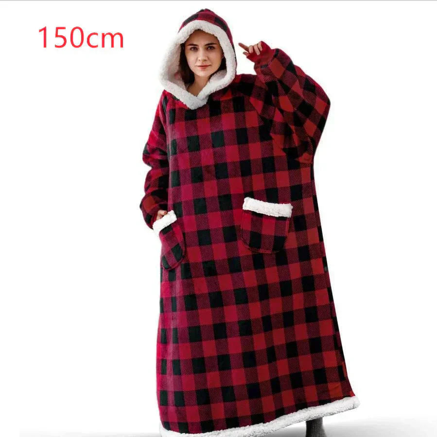 50% Rabatt | ComfyBlanket™ | Ultrawarmer Sherpa-Fleece-Hoodie für maximale Gemütlichkeit