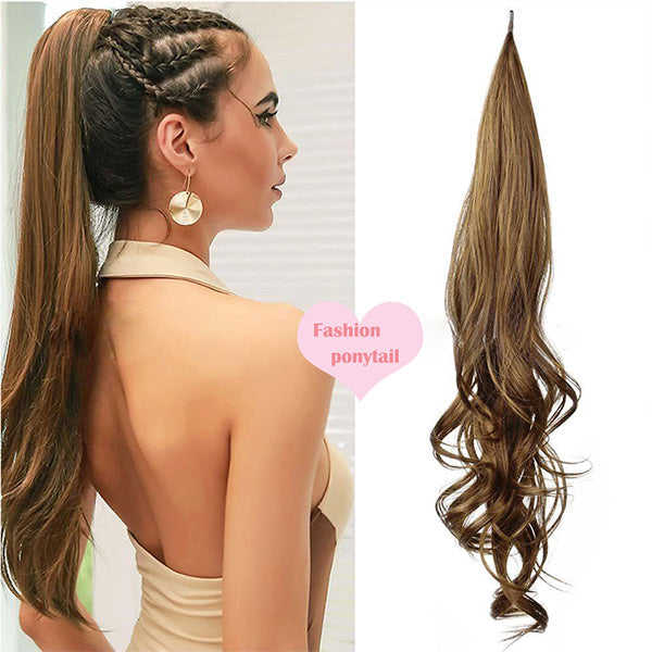 Maya’s Ponytail™ | Mühelose Eleganz in Sekundenschnelle | Sichere, voluminöse und stilvolle Pferdeschwanzverlängerung für jeden Anlass