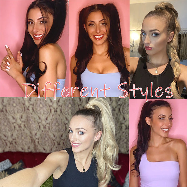 Maya’s Ponytail™ | Mühelose Eleganz in Sekundenschnelle | Sichere, voluminöse und stilvolle Pferdeschwanzverlängerung für jeden Anlass