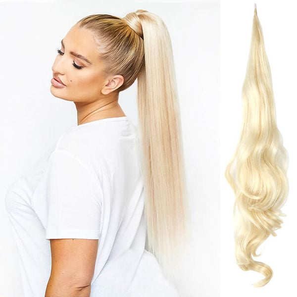 Maya’s Ponytail™ | Mühelose Eleganz in Sekundenschnelle | Sichere, voluminöse und stilvolle Pferdeschwanzverlängerung für jeden Anlass