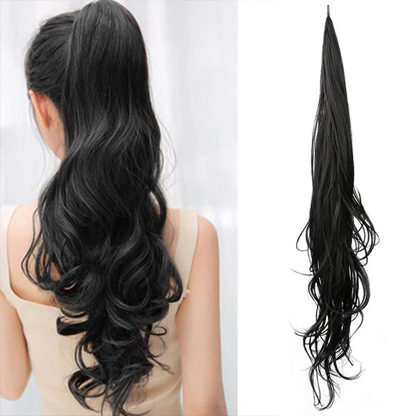 Maya’s Ponytail™ | Mühelose Eleganz in Sekundenschnelle | Sichere, voluminöse und stilvolle Pferdeschwanzverlängerung für jeden Anlass