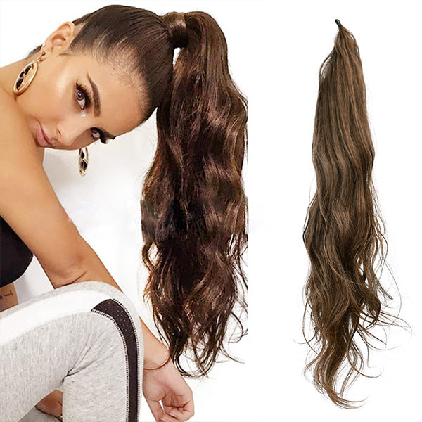 Maya’s Ponytail™ | Mühelose Eleganz in Sekundenschnelle | Sichere, voluminöse und stilvolle Pferdeschwanzverlängerung für jeden Anlass