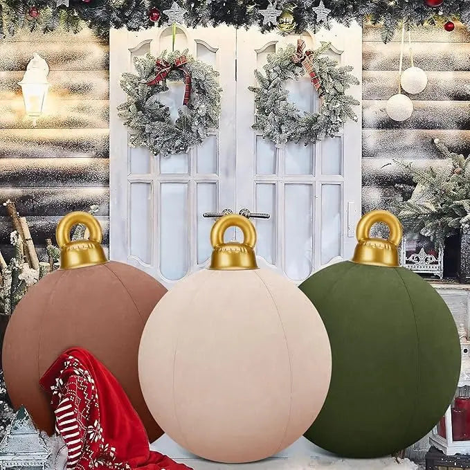 LumiGlobe™ | Aufblasbare Weihnachtskugeln groß — Stilvolle & überraschende Dekoidee