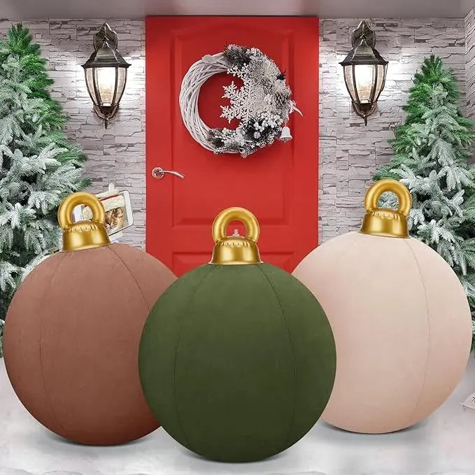 LumiGlobe™ | Aufblasbare Weihnachtskugeln groß — Stilvolle & überraschende Dekoidee