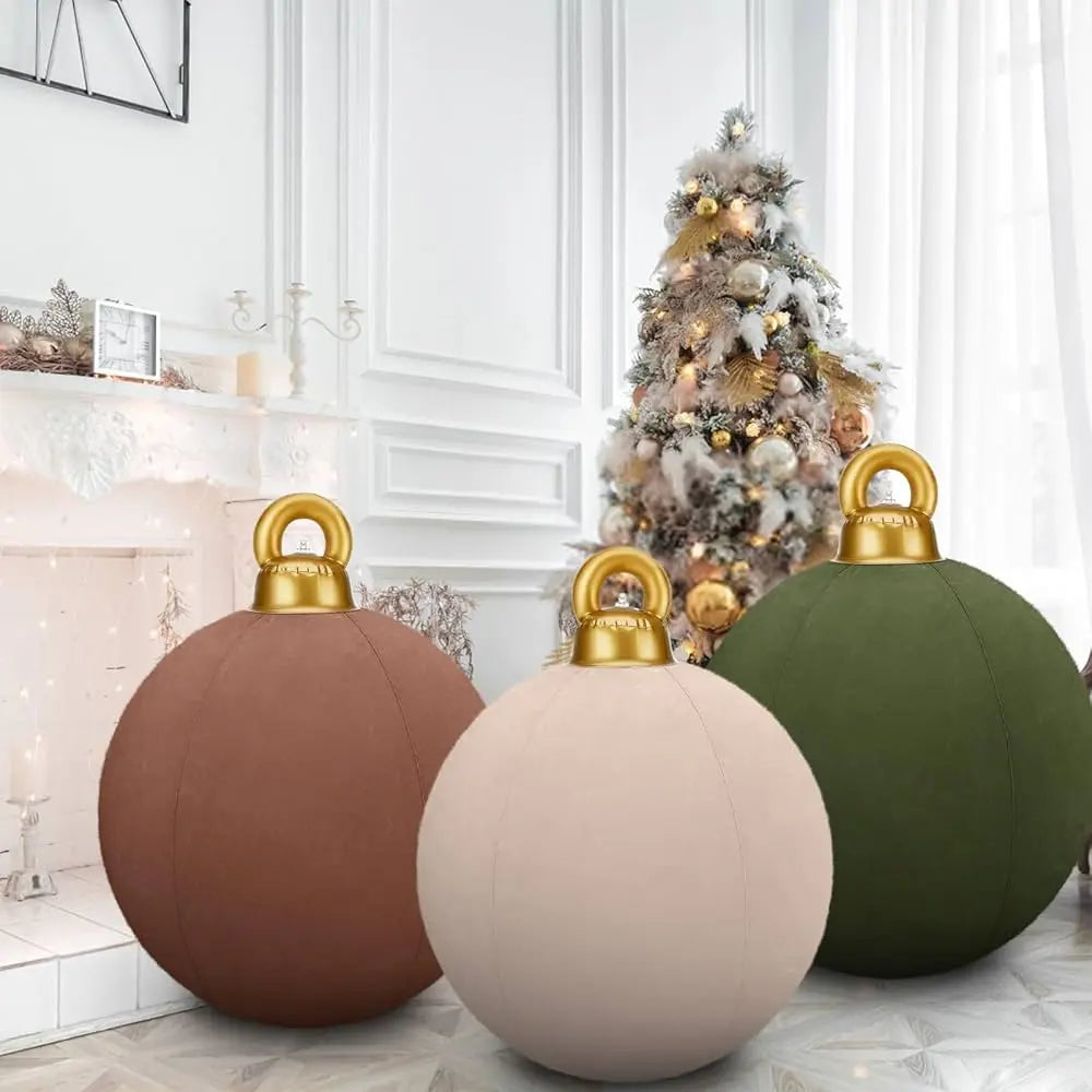 LumiGlobe™ | Aufblasbare Weihnachtskugeln groß — Stilvolle & überraschende Dekoidee