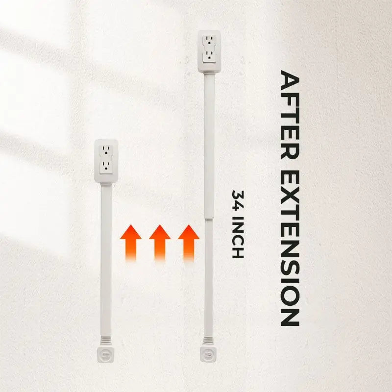 ChargeFlex™ | Ausziehbare Steckdosenleiste — Kein Stress mehr mit schwer erreichbaren Dosen