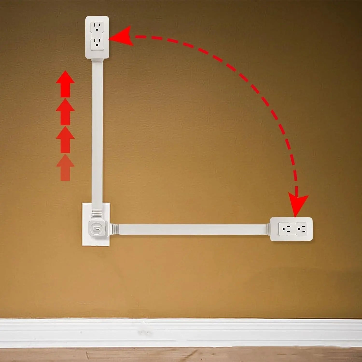 ChargeFlex™ | Ausziehbare Steckdosenleiste — Kein Stress mehr mit schwer erreichbaren Dosen
