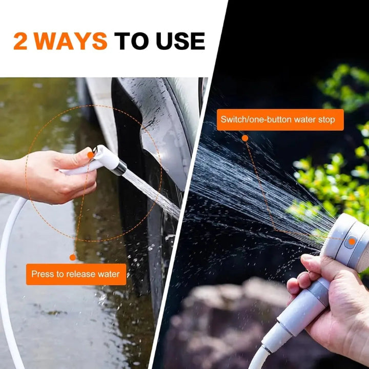 AquaGo™ | Camping Notfall Dusche — Backup-Lösung für Auto & Outdoor-Aktivitäten