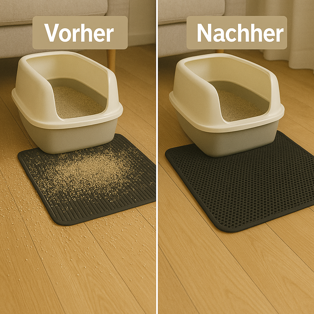 PawGuard™ | Zwei-lagige Katzenstreumatte für saubere und hygienische Böden [Letzter Tag Rabatt]