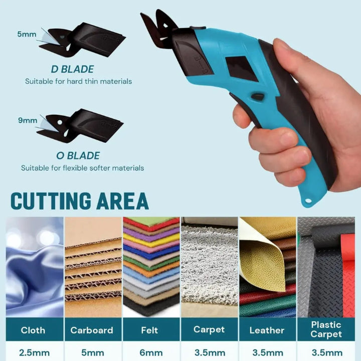 CutMaster™ | Elektrische Schere kabellos — Kein ermüdendes manuelles Schneiden mehr