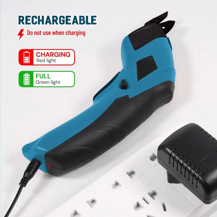 CutMaster™ | Elektrische Schere kabellos — Kein ermüdendes manuelles Schneiden mehr