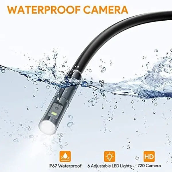 ClearView™ | Endoskopkamera Wasserdicht — HD Inspektionskamera mit 5m Kabel