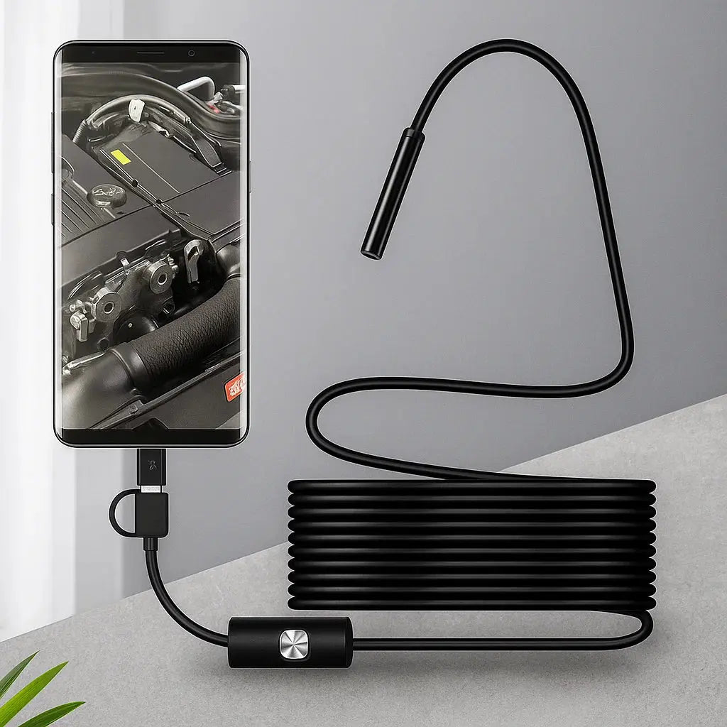 ClearView™ | Endoskopkamera Wasserdicht — HD Inspektionskamera mit 5m Kabel
