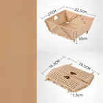 FoldaBox™ | Faltbarer Abtropf- und Aufbewahrungskorb – Platzsparender, hitzebeständiger Organizer