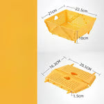 FoldaBox™ | Faltbarer Abtropf- und Aufbewahrungskorb – Platzsparender, hitzebeständiger Organizer