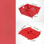 FoldaBox™ | Faltbarer Abtropf- und Aufbewahrungskorb – Platzsparender, hitzebeständiger Organizer