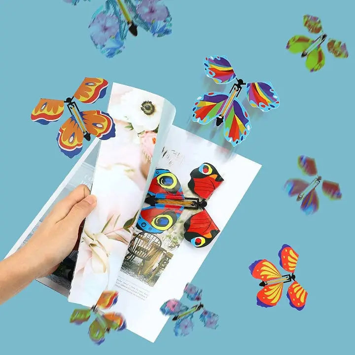 FlutterMagic™  | Fliegende Schmetterlings-Überraschung — Staunen auf Hochzeiten & Feiern 10er set