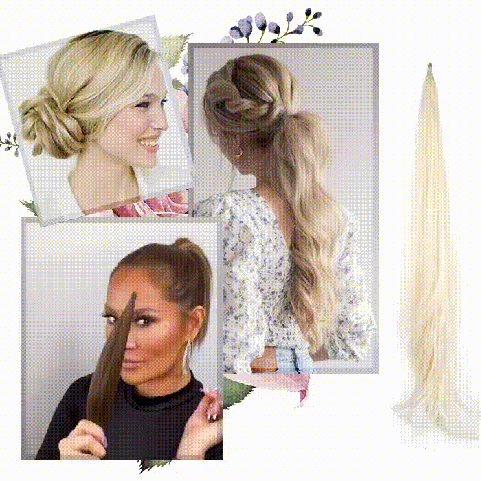 Maya’s Ponytail™ | Mühelose Eleganz in Sekundenschnelle | Sichere, voluminöse und stilvolle Pferdeschwanzverlängerung für jeden Anlass