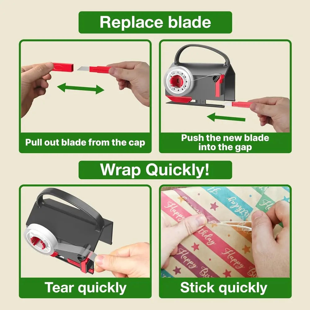 WrapMaster™ | Geschenkverpackungs-Werkzeug – Sicher und schnell