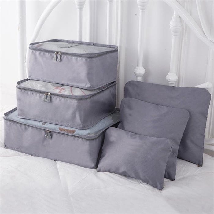 TravelOrganizer | 6-teiliges Packsystem für müheloses Reisen